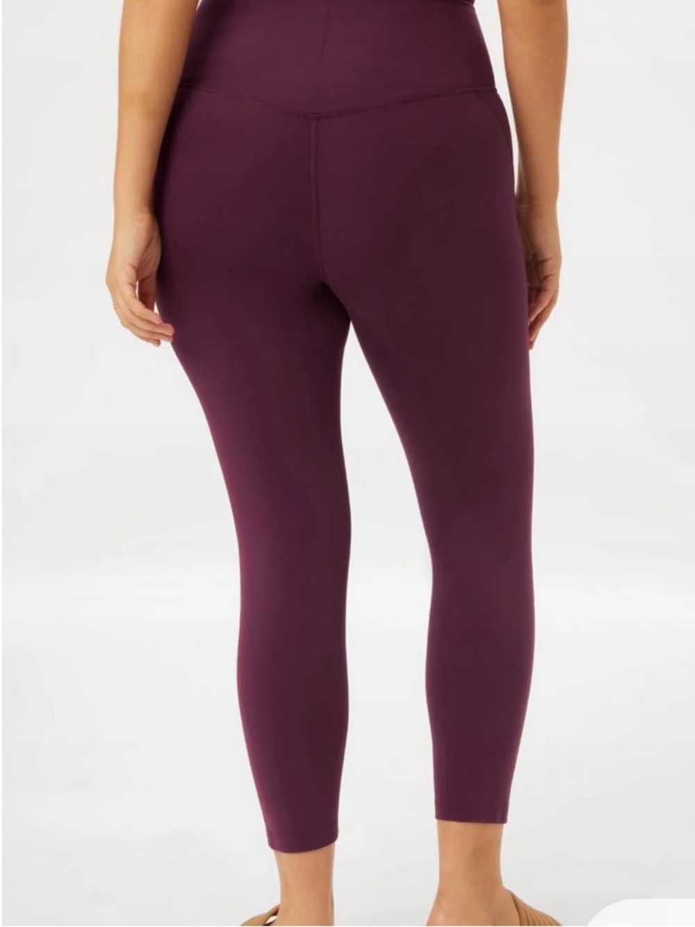 Girlfriend Collective Compressive Plum 3/4 Legging XXL EUC - Picture 2 of 10